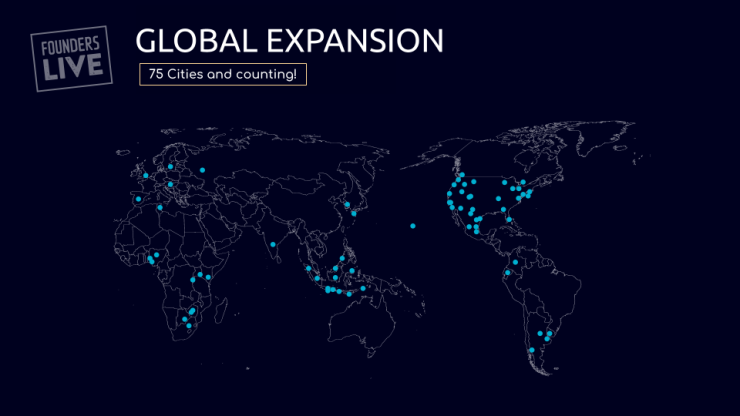 Founders Live New Cities Map Feb 2021 (2)